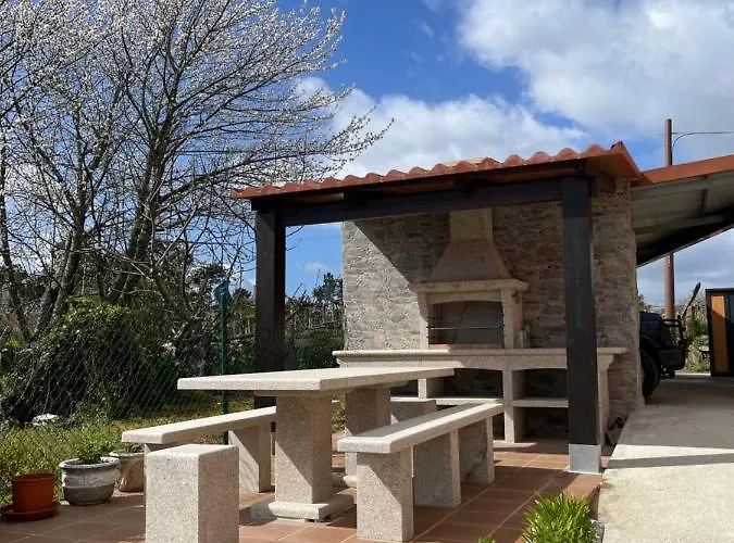 別荘 Casa Con Piscina En Vigo